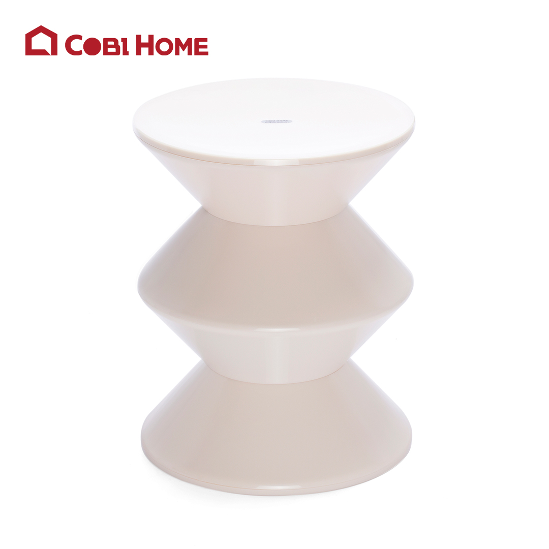 Bàn cà phê nhựa zigzag - phong cách hiện đại, độc đáo - Hàng nhập khẩu chính hãng Cobihome