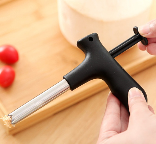 Dụng Cụ Khui Dừa lấy nước bằng tay Nhanh/Cây đục lỗ quả dừa siêu tốc chất liệu thép không gỉ an toàn và tiện dụng - PaKaSa