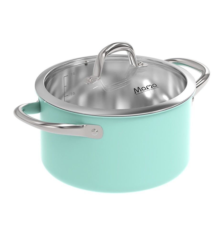 Bộ Nồi Inox 304 Liền Đáy Sunhouse Mama SHG702 - Hàng Chính Hãng