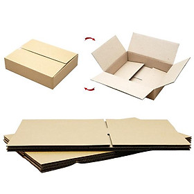 Combo 5 Thùng Carton Đóng Hàng 25 x 20 x 6 cm