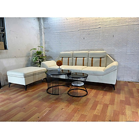 Sofa băng 2m kèm đôn nệm Juno sofa HLMCT màu lựa chọn kèm bàn như hình