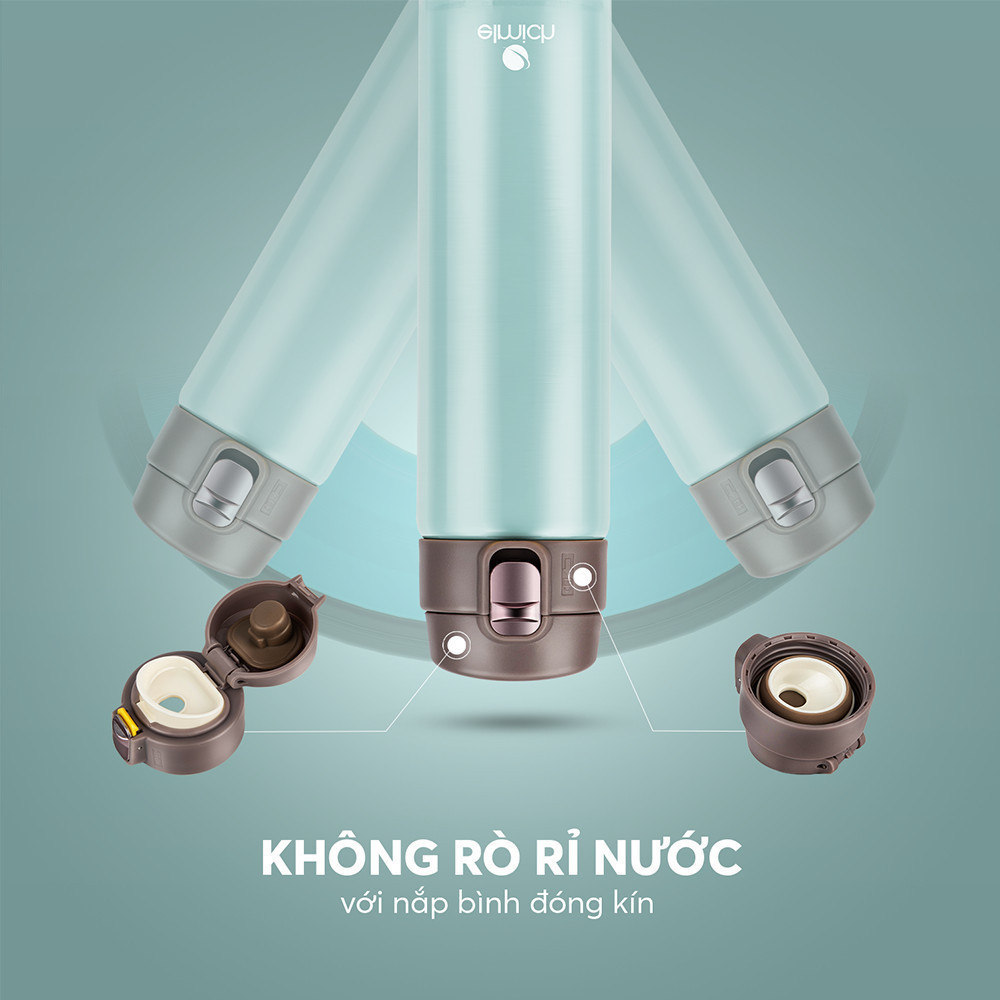 Bình giữ nhiệt nắp bật Elmich EL8295 500ml