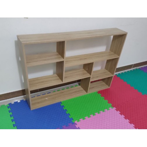 Kệ Sách Gỗ Treo Tường, Kệ Trang Trí, Giá Sách Treo Tường Gỗ MDF (120x80X20 Cm) 7 ngăn