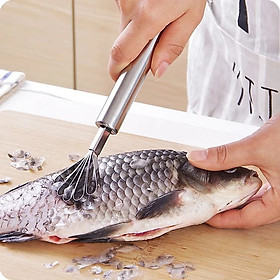 Dụng cụ đánh vẩy cá kiêm nạo dừa inox PaKaSa - Hàng chính hãng