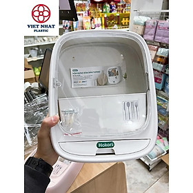 ( MẪU MỚI ) Hộp Đựng Đũa Thìa Dán Tường HOKORI, Bốn Ngăn Tiện Dụng Có Nắp Đậy, Dán Tường Siêu Chắc Chắn - Hàng Việt Nam Chất Lượng Cao Xuất Khẩu