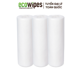 Cuộn 50 tờ khăn lau bếp đa năng EcoWipes size 18x20cm mềm dai thấm hút tốt lau chùi cực sạch