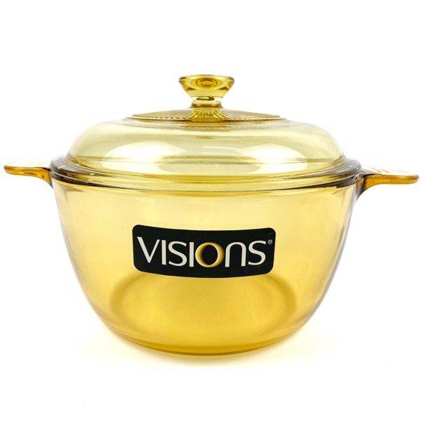 Nắp nồi thuỷ tinh Visions VS-22; VS-2.5; VS-3.5; VSP-2.5 - Made in America - Phân phối bởi ABMA VN Showroom 77 Đoàn Như Hài, P13, Q4, TPHCM
