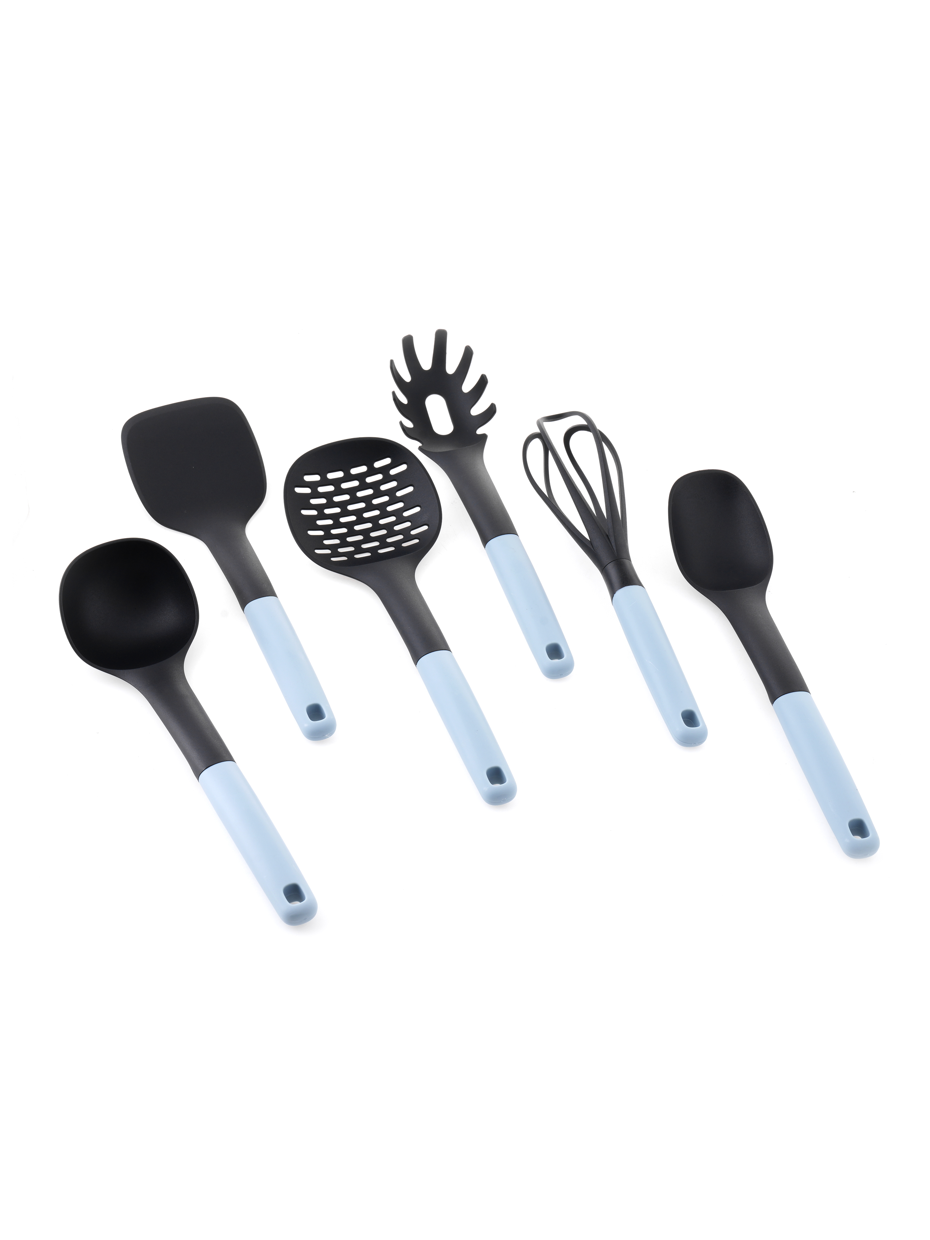 Bộ dụng cụ 6 món silicon SUNRISE (xẻng chiên, xào, vá múc canh, vá dài, phết)