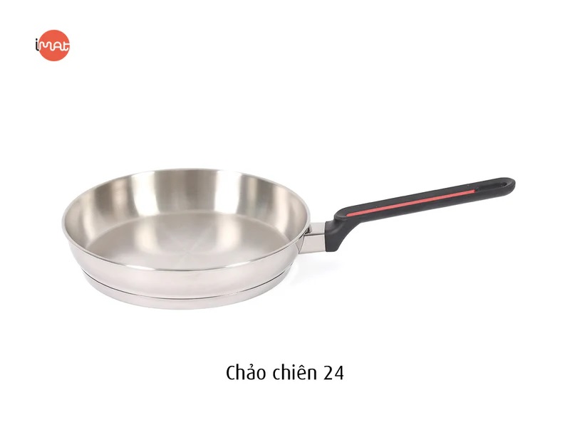 Bộ 5 nồi chảo iNox không chống dính