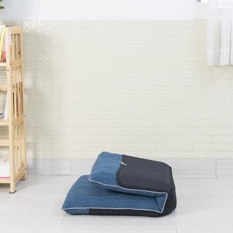 Medical 360 Xanh - Ghế ngồi thiền, ghế bệt tatami, ghế tựa lưng không chân tùy chỉnh và xếp gọn đa năng