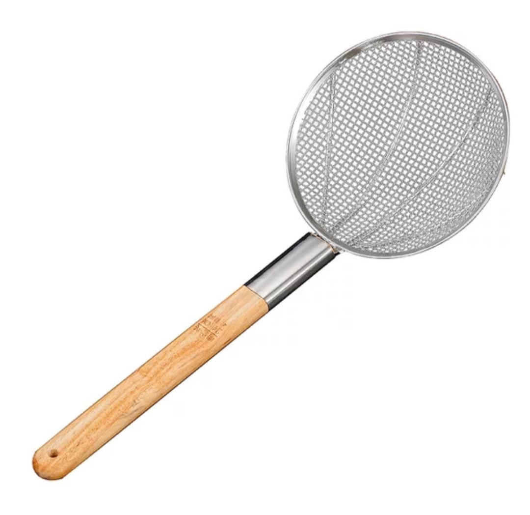 Vợt Lưới Rổ Lọc vớt Thức Ăn Đa Chức Năng dùng Cho Nhà Bếp .nhà hàng . khách sạn . Vá Sạn Vợt INOX SUS304 có Nhiều SIZE