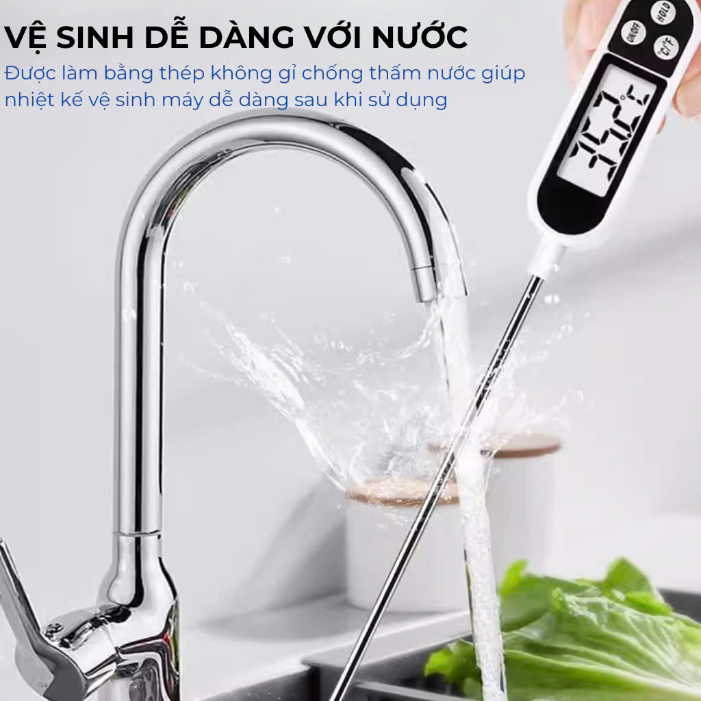 Nhiệt kế đo thực phẩm Nhiệt Kế Đo Nhiệt Độ Sữa và Đồ Ăn Cho Bé