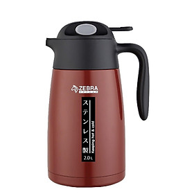 Bình giữ nhiệt Inox Zebra Smart III 2L - 112950 Hàng chính hãng