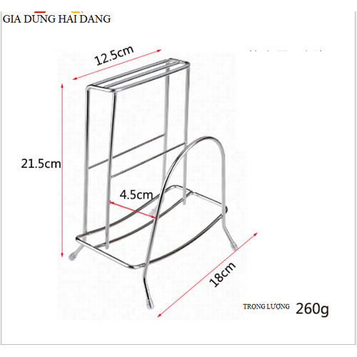 KỆ ĐỂ DAO, THỚT, VUNG INOX KHÔNG GỈ ĐA NĂNG
