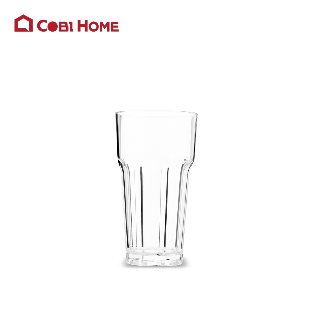 Ly nhựa uống nước, cốc uống nước, màu trắng trong suốt bằng nhựa cao cấp - 4 size 376427/376428/376429/376430. NHẬP KHẨU PHÂN PHỐI CHÍNH HÃNG COBI HOME.