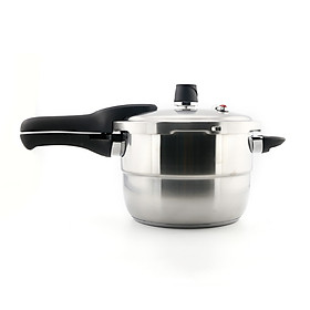 Nồi áp suất 3 đáy Inox 304 Elmich 22cm 5.5L EL3371 dùng bếp từ - Hàng chính hãng