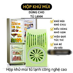 Hộp than hoạt tính khử mùi tủ lạnh công nghệ cao  ,giúp khử mùi thực phẩm sống , chín , giữ nguyên hương vị , làm sạch không khí và ngăn vi khuẩn phát triển 