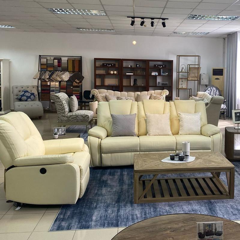 Ghế sofa 3 chỗ ngã lưng thư giãn sang trọng SMLIFE Jonathan 3C | D212 x R96 x C99cm | nâng hạ lưng ghế