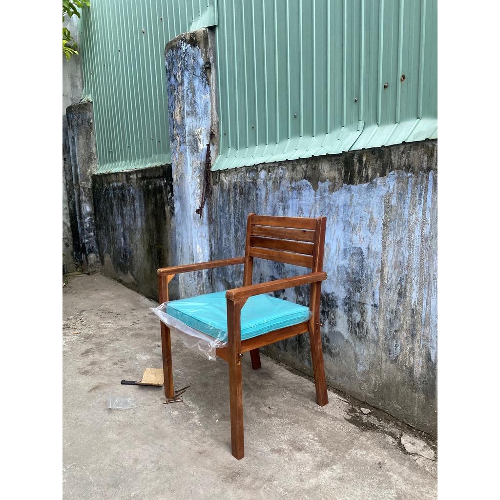 Ghế gỗ thư giãn kèm nệm (1 thùng 2 cái) hàng xuất khẩu