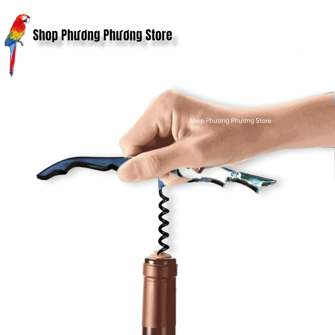 Dụng cụ khui mở nắp chai, mở rượu vang, khui hộp nhanh chóng và tiện lợi inox bền đẹp rất được ưa chuộng tại Nhật Bản - Pink parot