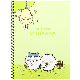 Sổ Lò Xo Kẻ Ngang Chiikawa Ver.2 - Magic Channel MJ-01-244D - Màu Xanh Lá