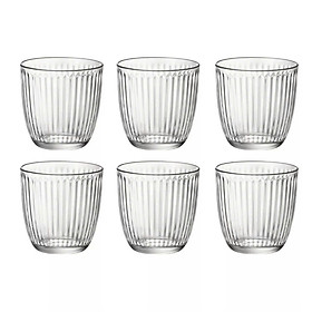 Bộ 6 Ly Thủy Tinh Line Bormioli Rocco 580500M04121990 (290ml / Ly) - Trắng