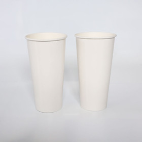 [KV] Ly giấy 22oz~649ml - Lốc 50 ly giấy trơn 