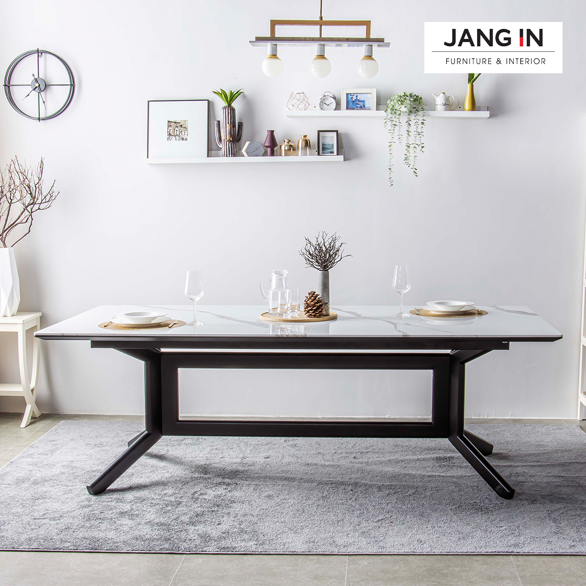 Bộ Bàn ăn 8 chỗ Winston (2200) 1504400001-02