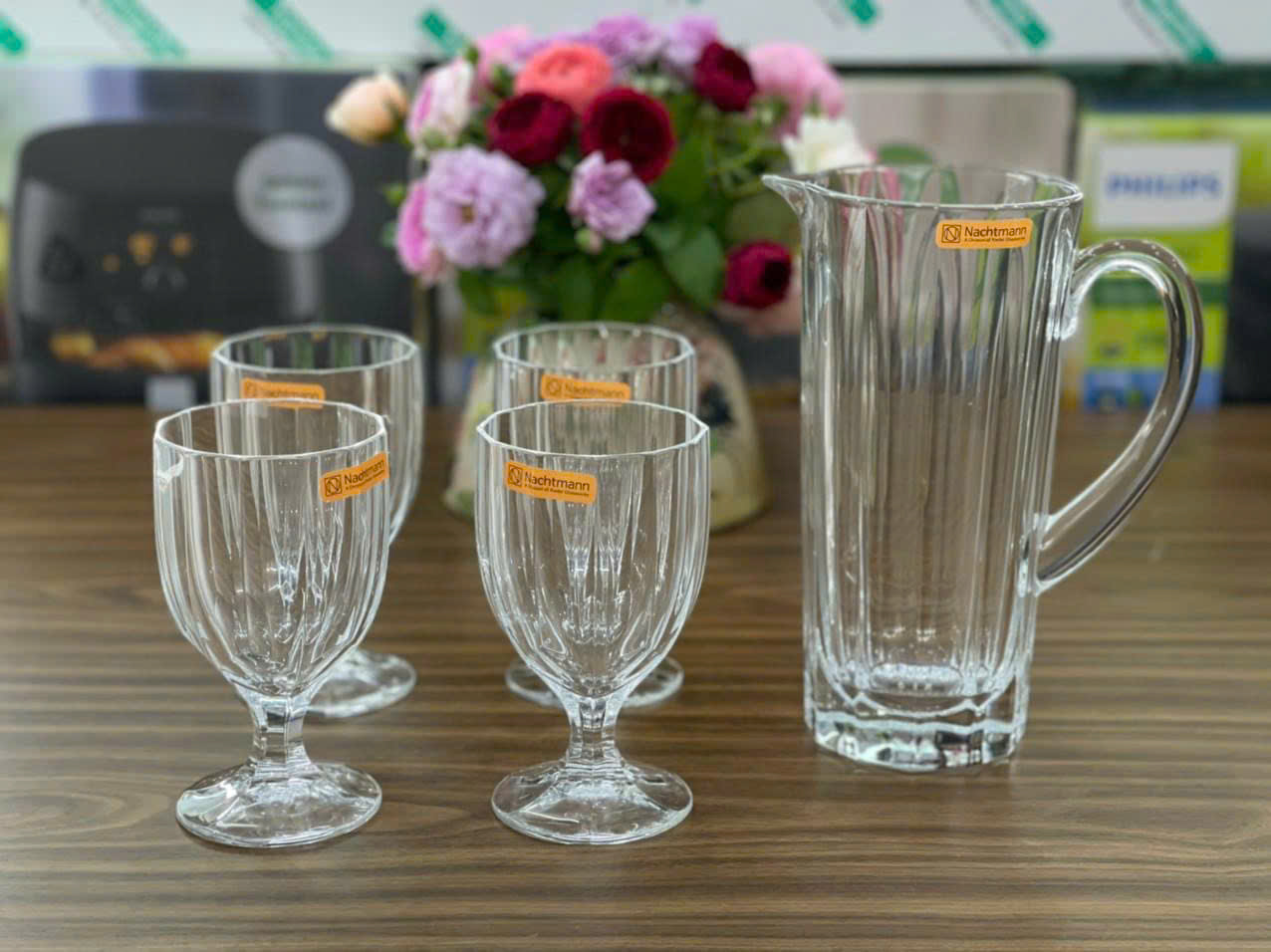 Bộ bình cốc Nachtmann Aspen Colddrinks 102999 SET 5 món Hàng chính hãng