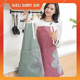 Tạp dề hoa cúc, tạp dề chống thấm