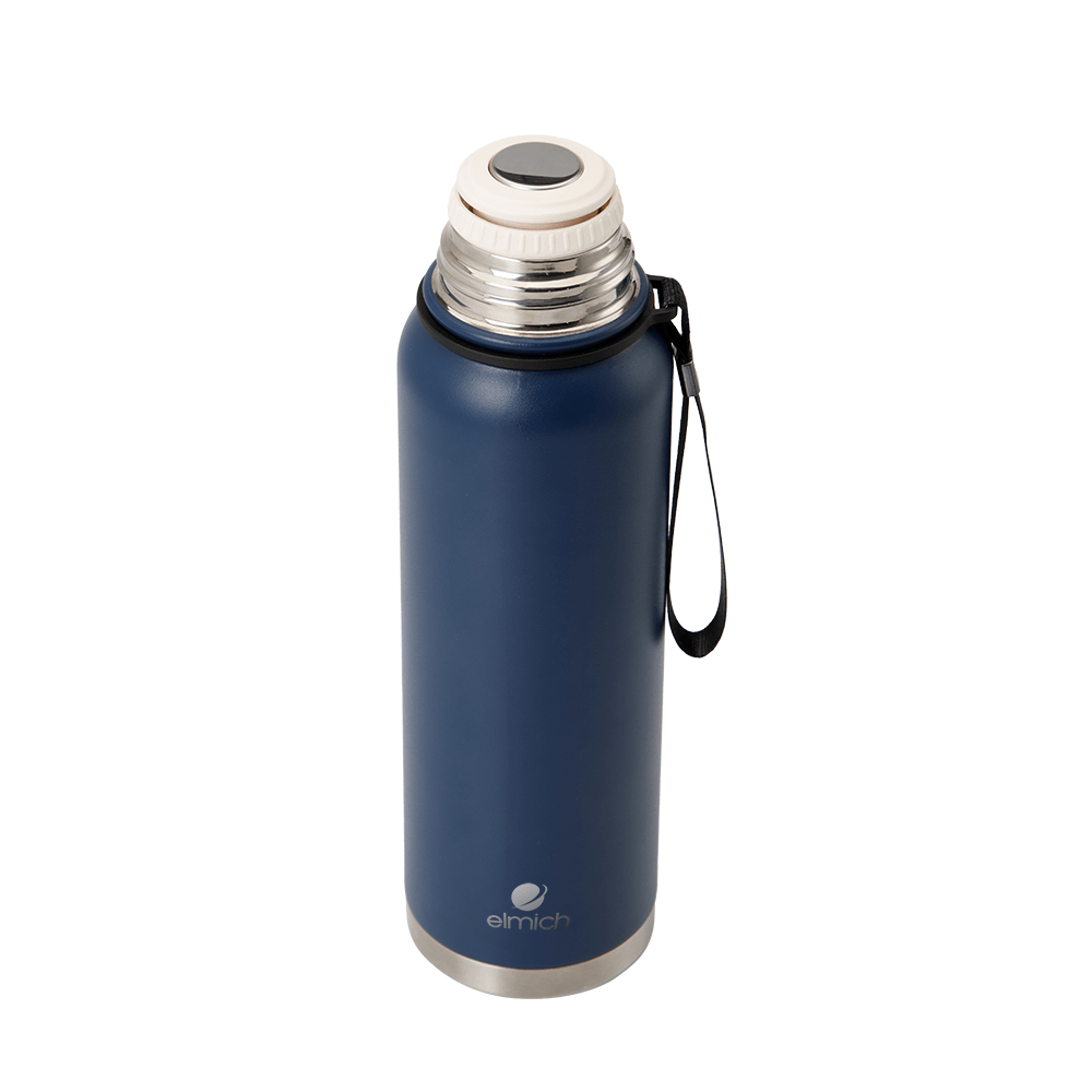 Bình giữ nhiệt Elmich EL8335 1L, Inox 316, nắp dùng làm cốc - Hàng chính hãng