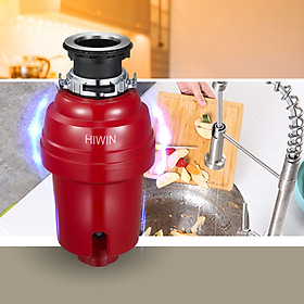 Máy xử lý rác nhà bếp thông minh màu đỏ Hiwin KS-1000-R600 công suất 600W