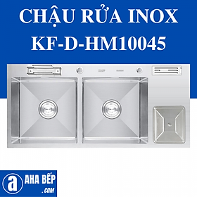 Chậu rửa INOX KAFF KF-D-HM10045. Hàng Chính Hãng