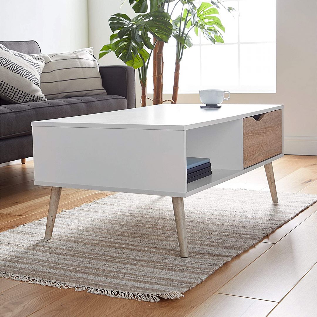 Bàn sofa phòng khách nhỏ gọn SMLIFE Camelot