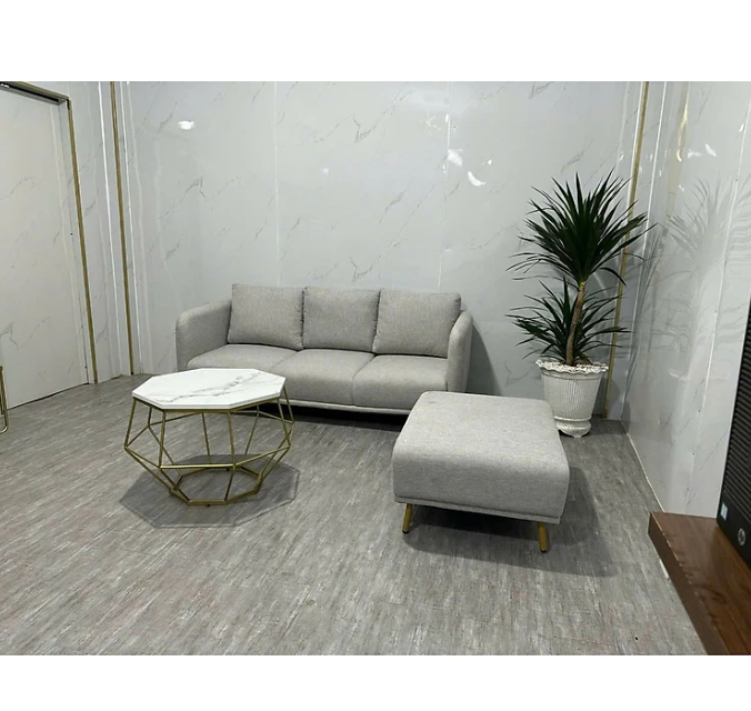 Sofa băng 2m kèm đôn nệm Tundo HLMCT màu lựa chọn