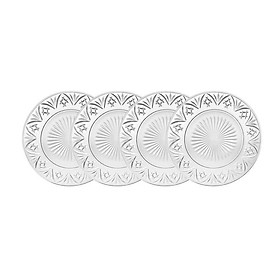 Set 4 đĩa pha lê Godinger Dublin Dinner Plate Hàng chính hãng