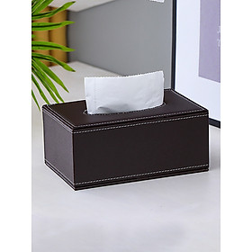 Hộp đựng giấy ăn bằng da cao cấp