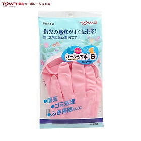 Găng tay cao su tự nhiên Towa size S,M hàng nội địa Nhật Bản 