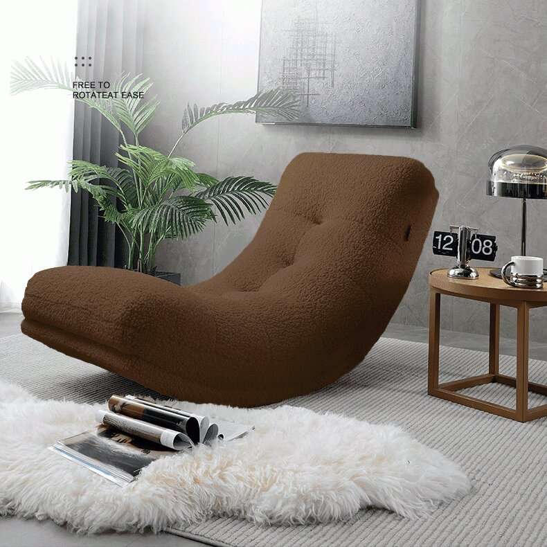 Ghế bập bênh thư giãn, ghế đọc sách, ghế decor CTIG135 Tundo hiện đại KT 135 x 65 x 68cm