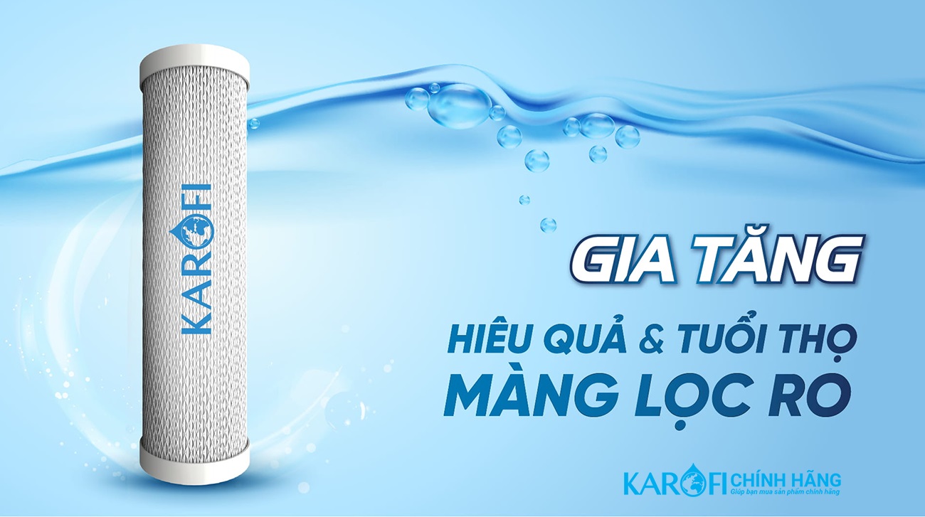 Combo 3 Lõi Lọc Thô KAROFI SMAX PRO 1,2,3 - Hàng Chính Hãng