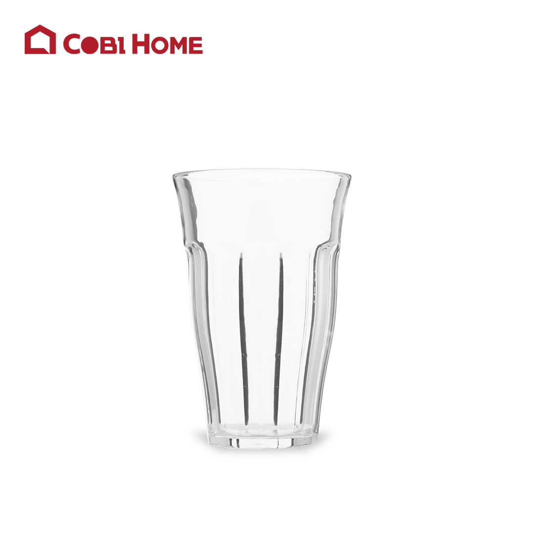 Ly nhựa uống nước, cốc uống nước, màu trắng trong suốt bằng nhựa cao cấp - 2 size 376431/376432. NHẬP KHẨU VÀ PHÂN PHỐI CHÍNH HÃNG COBI HOME