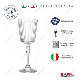 Bộ 6 ly rượu thủy tinh cao cấp America20s Cocktail Glass 250ml  - Bormioli Rocco - Italy