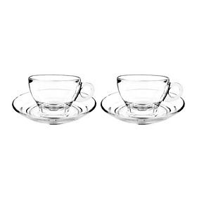 Bộ tách dĩa Caffe Latte 260ml (2 tách + 2 dĩa) - 3GS000004G0120