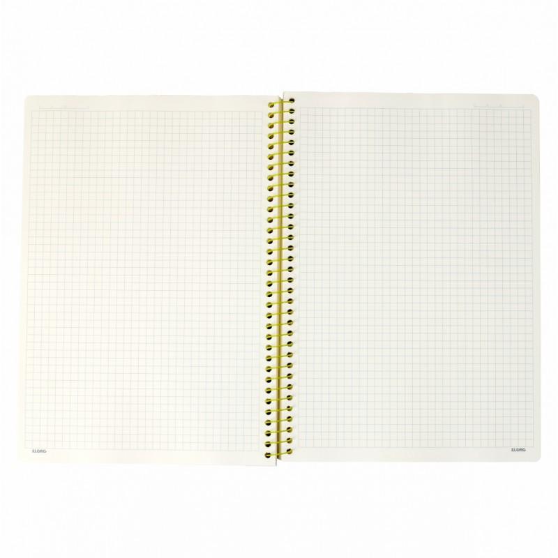 Sổ lò xo đơn Klong Caro (6 x 6) mm A4 - 200 trang; MS 590