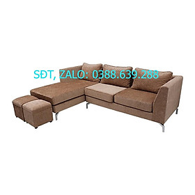 Sofa Nỉ và 2 đôn Bình Long V9.SF.01 240 x 160 x 80 cm