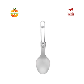 Muỗng soup titanium Keith Ti5308 gấp gọn size lớn