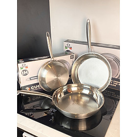 Chảo thép không gỉ Casani Italia Hàng chính hãng