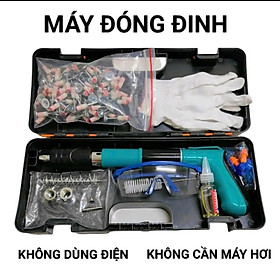 Máy Bắn Đinh Siêu Mạnh Loại Tốt – Bắn Xuyên Sắt Thép, Kèm 100 Đinh Bản Đặc Biệt, Siêu Êm đèn 