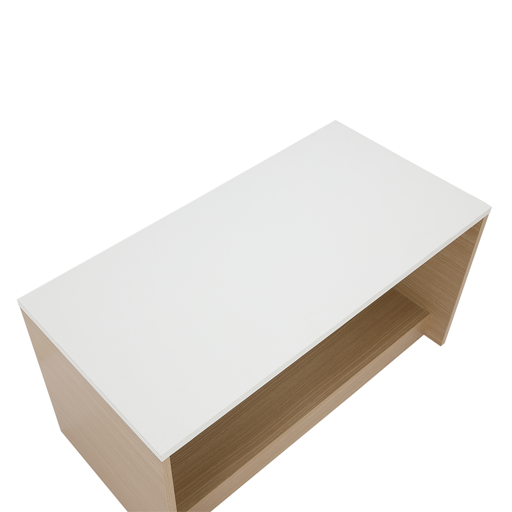 Bàn Cà Phê Mia 80Cm(Vuông) Gỗ Sồi Trắng |Index Living Mall | Nội thất Thái Lan