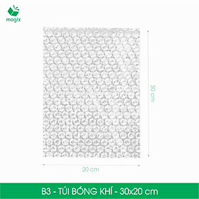 B3 - 30x20 cm - 50 Túi bóng khí chống sốc đóng hàng - Túi gói hàng, bọc chống sốc, xốp chống sốc